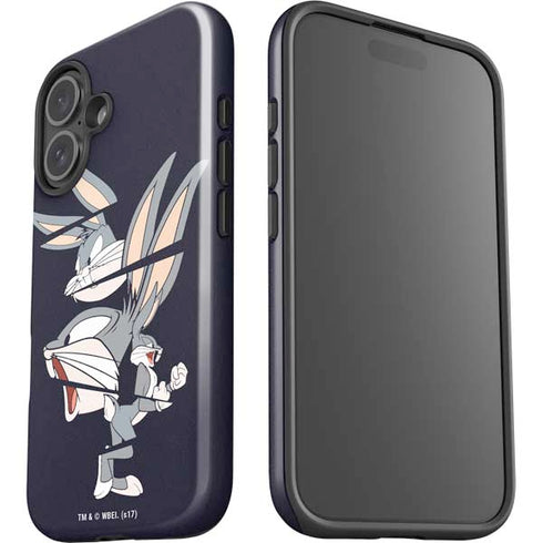 Looney Tunes Bugs Bunny Sliced iPhone 16 Impact Case