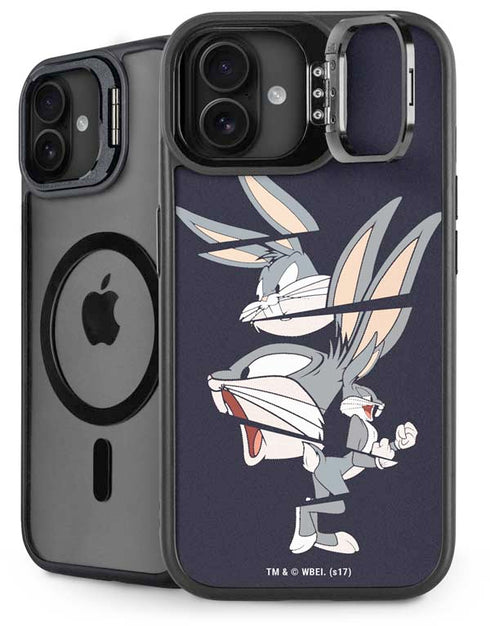 Looney Tunes Bugs Bunny Sliced iPhone 16 Kickstand Case