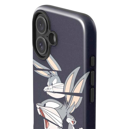 Looney Tunes Bugs Bunny Sliced iPhone 16 Plus Impact Case
