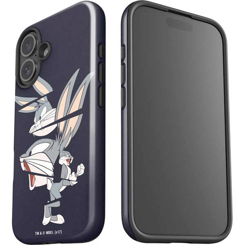 Looney Tunes Bugs Bunny Sliced iPhone 16 Plus Impact Case