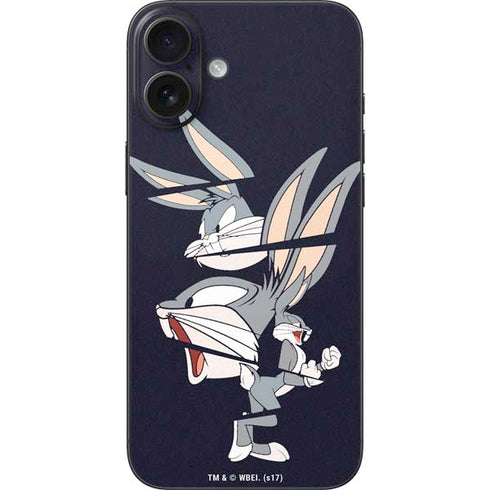 Looney Tunes Bugs Bunny Sliced iPhone 16 Plus Skin