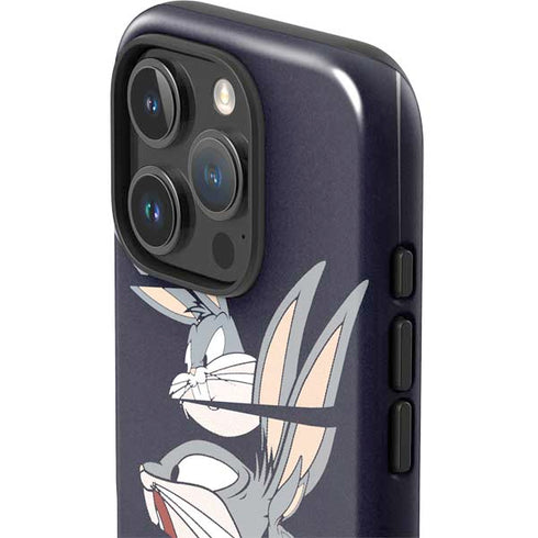 Looney Tunes Bugs Bunny Sliced iPhone 16 Pro Max Impact Case