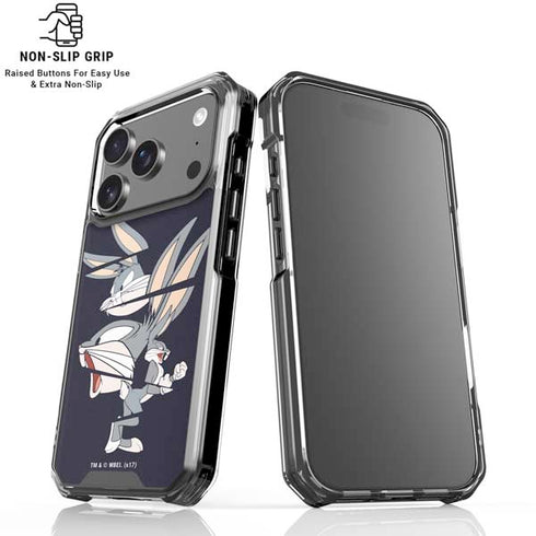 Looney Tunes Bugs Bunny Sliced iPhone 18 Pro Clear Case