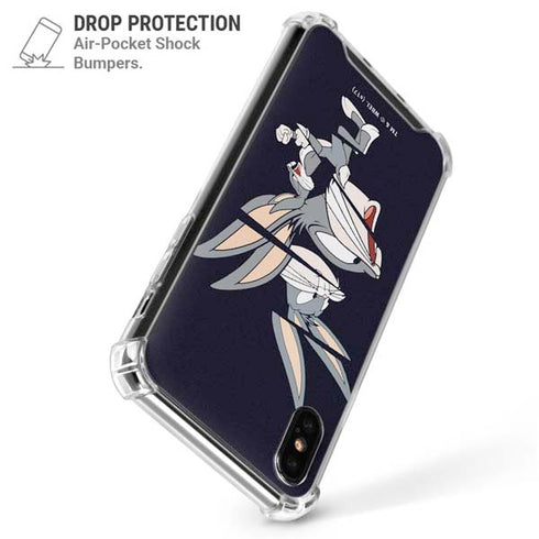 Looney Tunes Bugs Bunny Sliced iPhone X/XS Clear Case