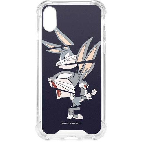 Looney Tunes Bugs Bunny Sliced iPhone XS Clear Case