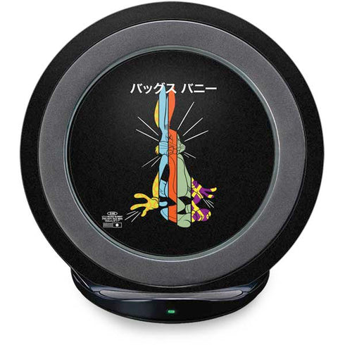 Looney Tunes Bugs Bunny Sliced Juxtapose Fast Charge Wireless Charging Stand Skin