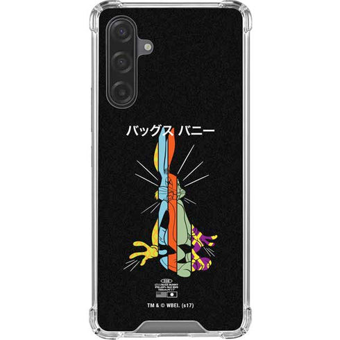 Looney Tunes Bugs Bunny Sliced Juxtapose Galaxy A17 Clear Case