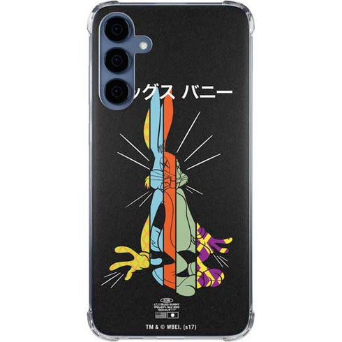 Looney Tunes Bugs Bunny Sliced Juxtapose Galaxy A35 5G Clear Case
