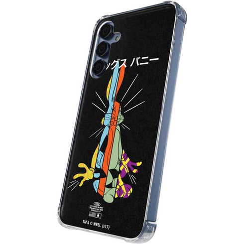 Looney Tunes Bugs Bunny Sliced Juxtapose Galaxy A55 5G Clear Case