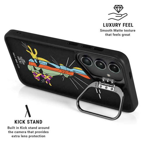 Looney Tunes Bugs Bunny Sliced Juxtapose Galaxy S25 Kickstand Case