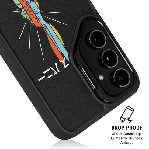 Looney Tunes Bugs Bunny Sliced Juxtapose Galaxy S24 Plus Kickstand Case