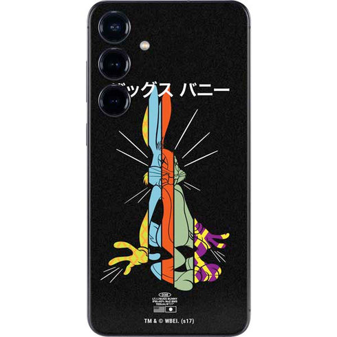 Looney Tunes Bugs Bunny Sliced Juxtapose Galaxy S25 Skin
