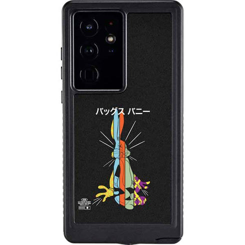 Looney Tunes Bugs Bunny Sliced Juxtapose Galaxy S24 Ultra Waterproof Case