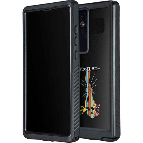 Looney Tunes Bugs Bunny Sliced Juxtapose Galaxy S24 Ultra Waterproof Case