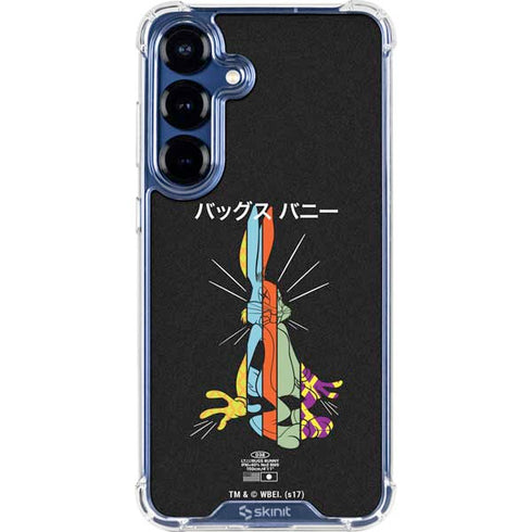 Looney Tunes Bugs Bunny Sliced Juxtapose Galaxy S25 Clear Case