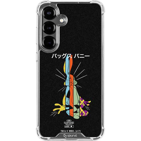 Looney Tunes Bugs Bunny Sliced Juxtapose Galaxy S26 Clear Case