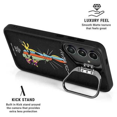 Looney Tunes Bugs Bunny Sliced Juxtapose Galaxy S26 Plus Kickstand Case