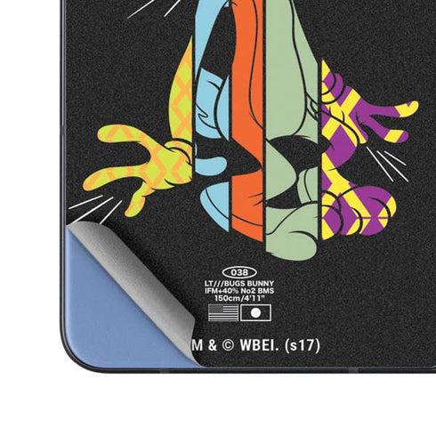 Looney Tunes Bugs Bunny Sliced Juxtapose Galaxy Z Fold5 5G Skin