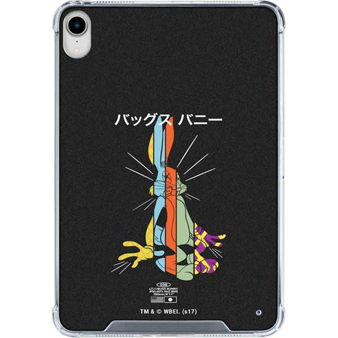 Looney Tunes Bugs Bunny Sliced Juxtapose iPad 11th Gen (2025) Clear Case