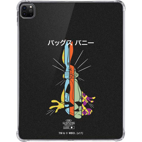 Looney Tunes Bugs Bunny Sliced Juxtapose iPad Pro 11in (2024) Clear Case