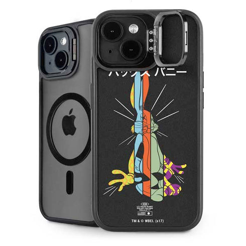 Looney Tunes Bugs Bunny Sliced Juxtapose iPhone 14 Kickstand Case