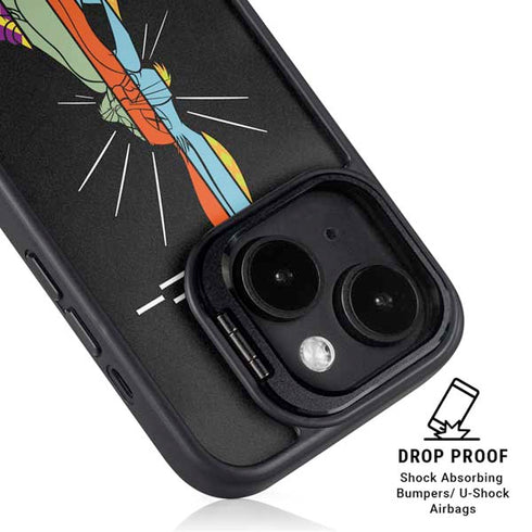 Looney Tunes Bugs Bunny Sliced Juxtapose iPhone 14 Kickstand Case