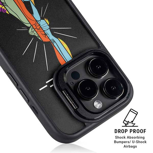 Looney Tunes Bugs Bunny Sliced Juxtapose iPhone 15 Pro Max Kickstand Case