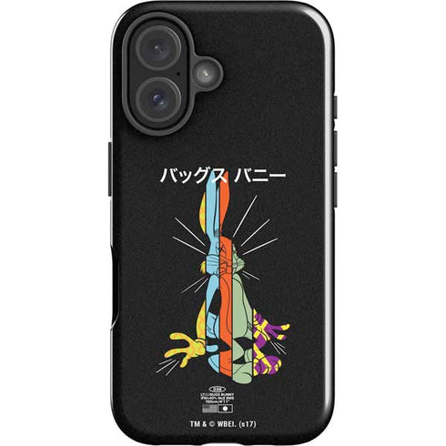 Looney Tunes Bugs Bunny Sliced Juxtapose iPhone 16 Plus Impact Case