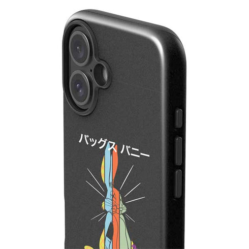 Looney Tunes Bugs Bunny Sliced Juxtapose iPhone 16 Plus Impact Case