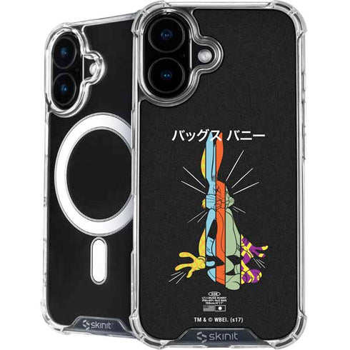 Looney Tunes Bugs Bunny Sliced Juxtapose iPhone 16 Plus MagSafe Case