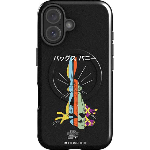 Looney Tunes Bugs Bunny Sliced Juxtapose iPhone 16 Plus Magsafe Impact Case