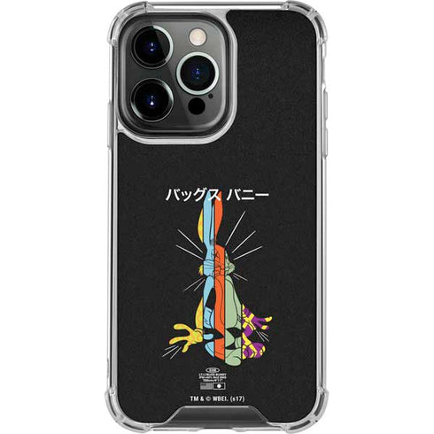 Looney Tunes Bugs Bunny Sliced Juxtapose iPhone 16 Pro Clear Case