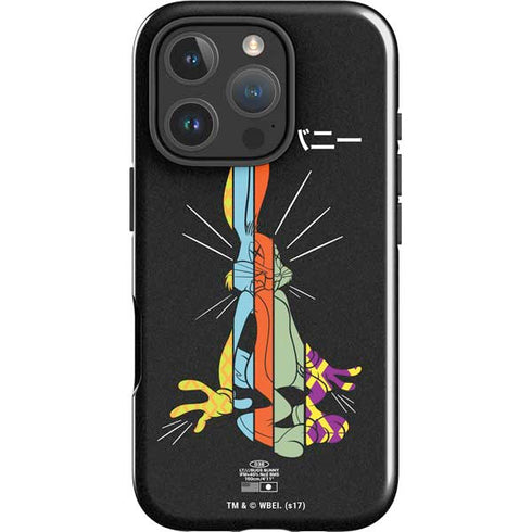 Looney Tunes Bugs Bunny Sliced Juxtapose iPhone 16 Pro Impact Case