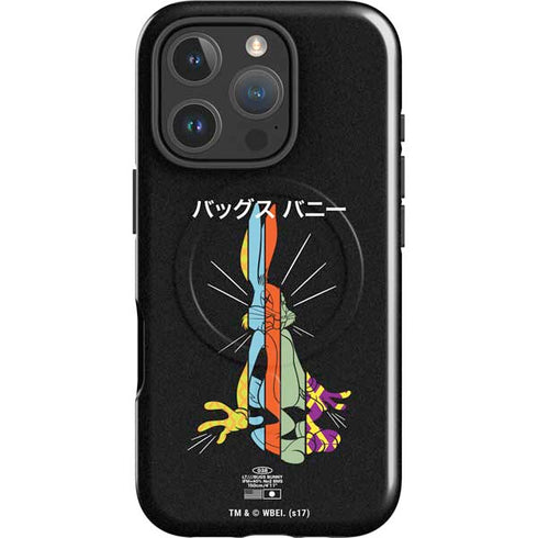 Looney Tunes Bugs Bunny Sliced Juxtapose iPhone 16 Pro Magsafe Impact Case
