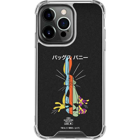 Looney Tunes Bugs Bunny Sliced Juxtapose iPhone 16 Pro Max Clear Case