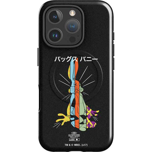 Looney Tunes Bugs Bunny Sliced Juxtapose iPhone 16 Pro Max Magsafe Impact Case
