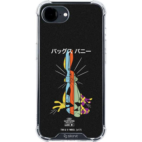 Looney Tunes Bugs Bunny Sliced Juxtapose iPhone 16e Clear Case
