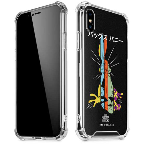Looney Tunes Bugs Bunny Sliced Juxtapose iPhone X/XS Clear Case