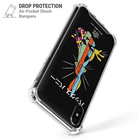 Looney Tunes Bugs Bunny Sliced Juxtapose iPhone X/XS Clear Case