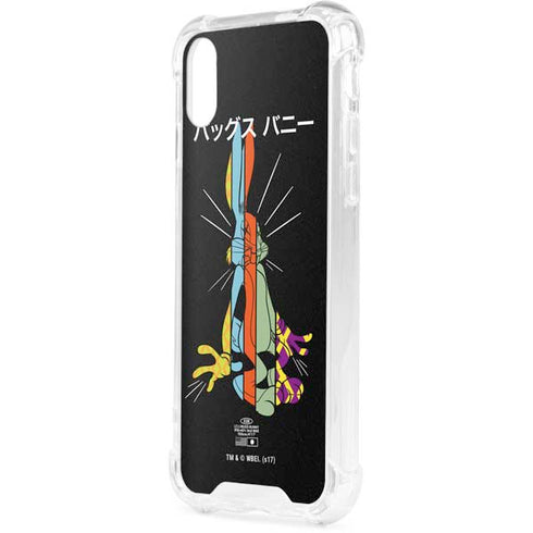Looney Tunes Bugs Bunny Sliced Juxtapose iPhone XS Clear Case