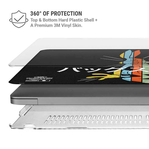 Looney Tunes Bugs Bunny Sliced Juxtapose MacBook Pro 14in (2021-24) Case plus Skin