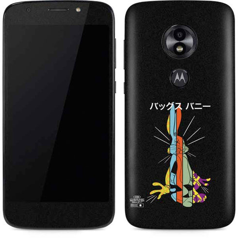 Looney Tunes Bugs Bunny Sliced Juxtapose Moto E5 Play Skin