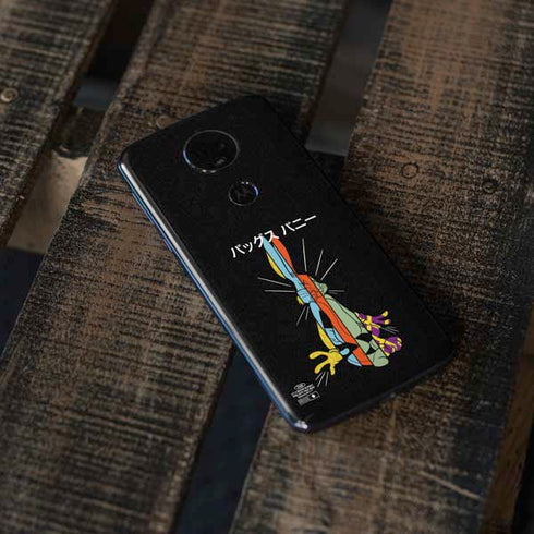 Looney Tunes Bugs Bunny Sliced Juxtapose Moto E5 Plus Skin