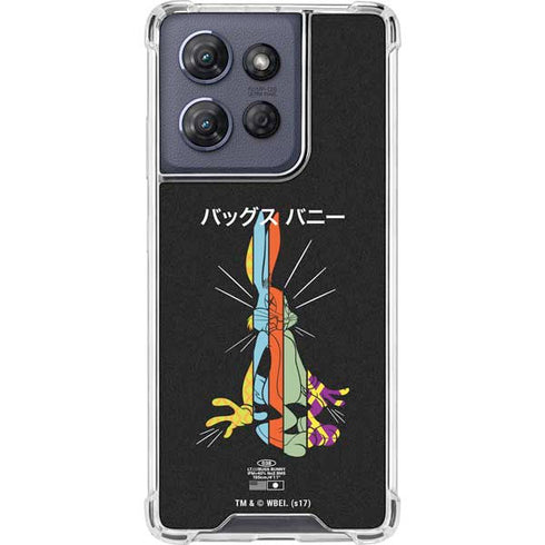 Looney Tunes Bugs Bunny Sliced Juxtapose Moto G 5G (2025) Clear Case