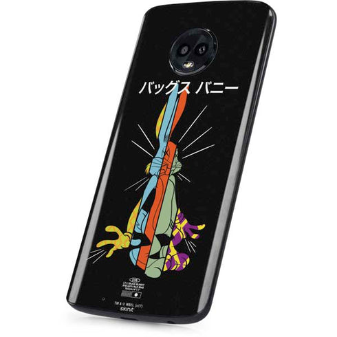 Looney Tunes Bugs Bunny Sliced Juxtapose Moto G6 Skin