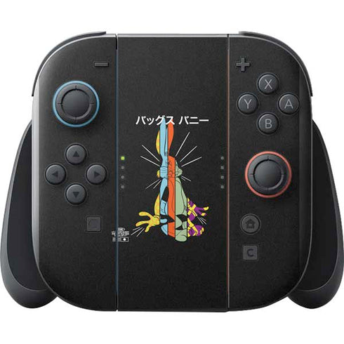 Looney Tunes Bugs Bunny Sliced Juxtapose Nintendo Switch 2 (2025) with Joy-Con Skin