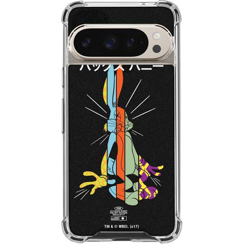 Looney Tunes Bugs Bunny Sliced Juxtapose Pixel 9 Pro XL Clear Case