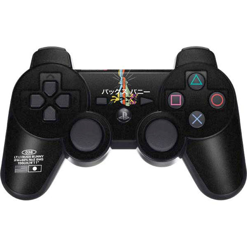 Looney Tunes Bugs Bunny Sliced Juxtapose PS3 Dual Shock wireless controller Skin