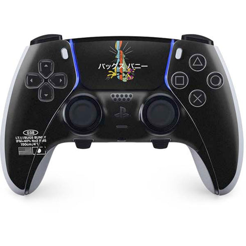 Looney Tunes Bugs Bunny Sliced Juxtapose PS5 DualSense Edge Pro Controller Skin