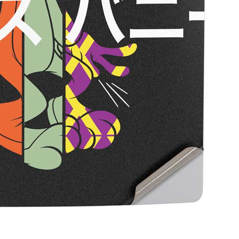Looney Tunes Bugs Bunny Sliced Juxtapose PS5 Pro Disk Console Skin